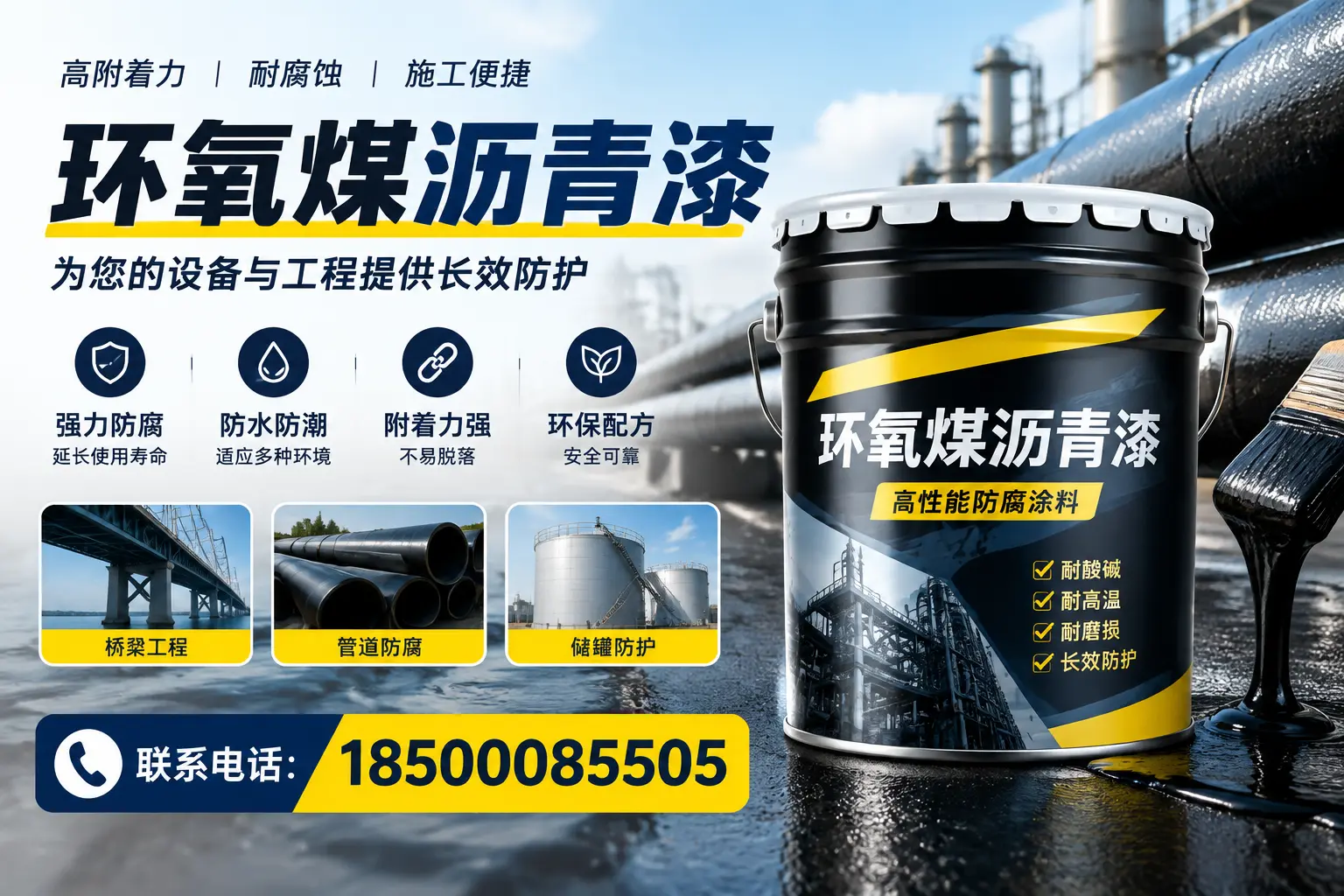 环氧煤沥青漆与其他涂料的对比分析,助力遵义企业决策